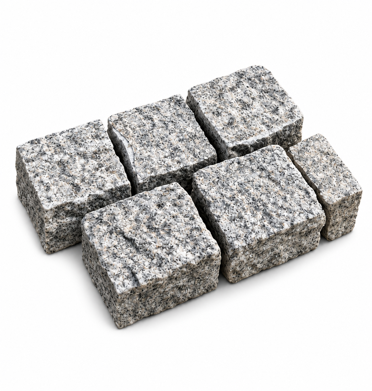 White Grey Cobblestone – All Side Natural - Image 2